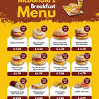 mcdonalds breakfast menu uk
