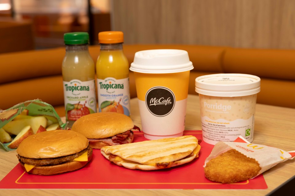 mcd breakfast menu