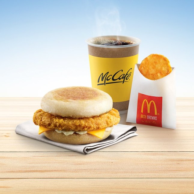mcdonald's uk breakfast menu